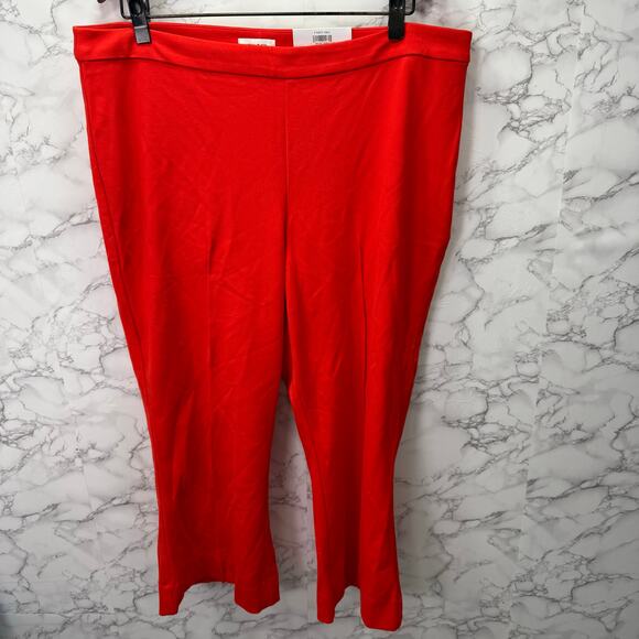 Macy's On 34th Women's Plus Pants sz 2X Short Kick Flare NEW #G855 - Picture 4 of 8